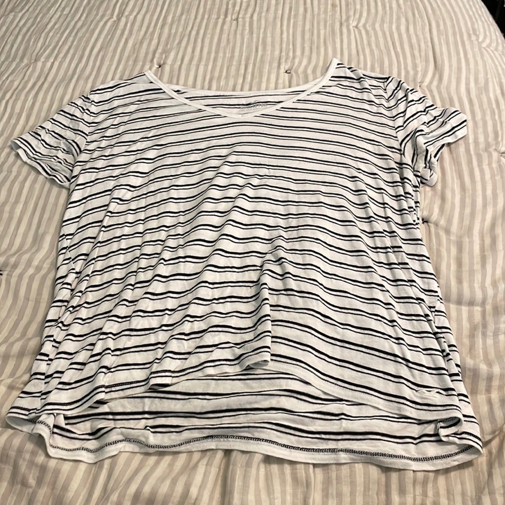 Woman’s Hollister Large Striped Tee